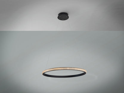 Lámpara Moderna Negra Schuller Ring - Iluminación de Diseño | luzguru.com