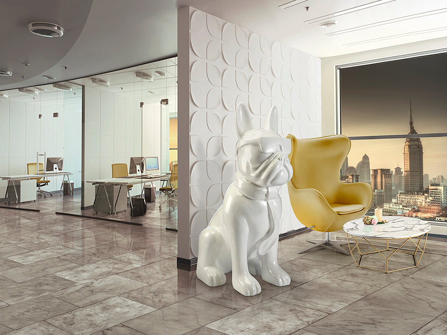 Figura Bulldog Francés Grande - Schuller - Decoración Exterior | luzguru.com