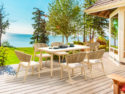 Comedor Exterior Schuller Brizna - Diseño Moderno y Resistente | luzguru.com