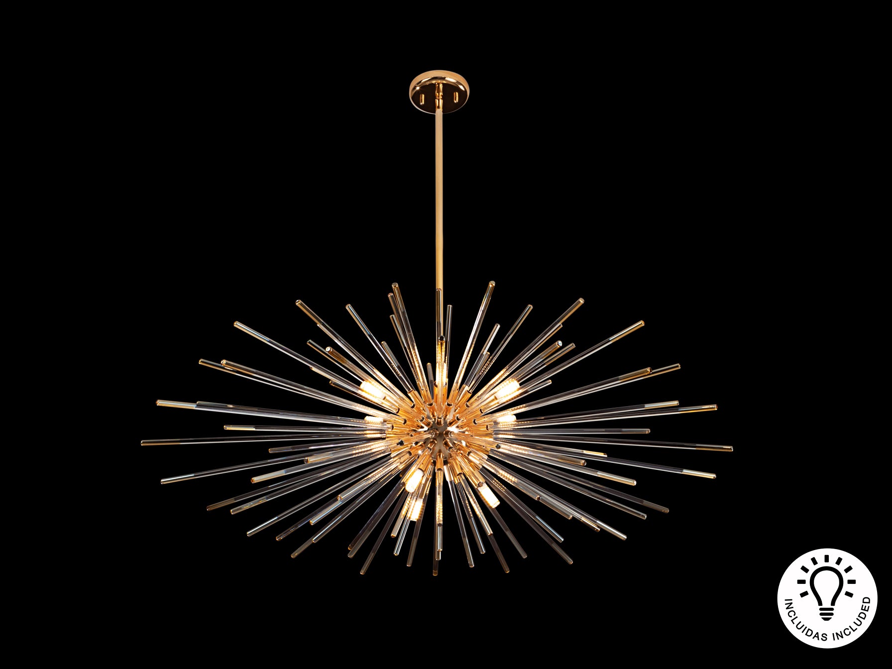 Lámpara de Techo Evasión Oro - Schuller - Iluminación Elegante | luzguru.com