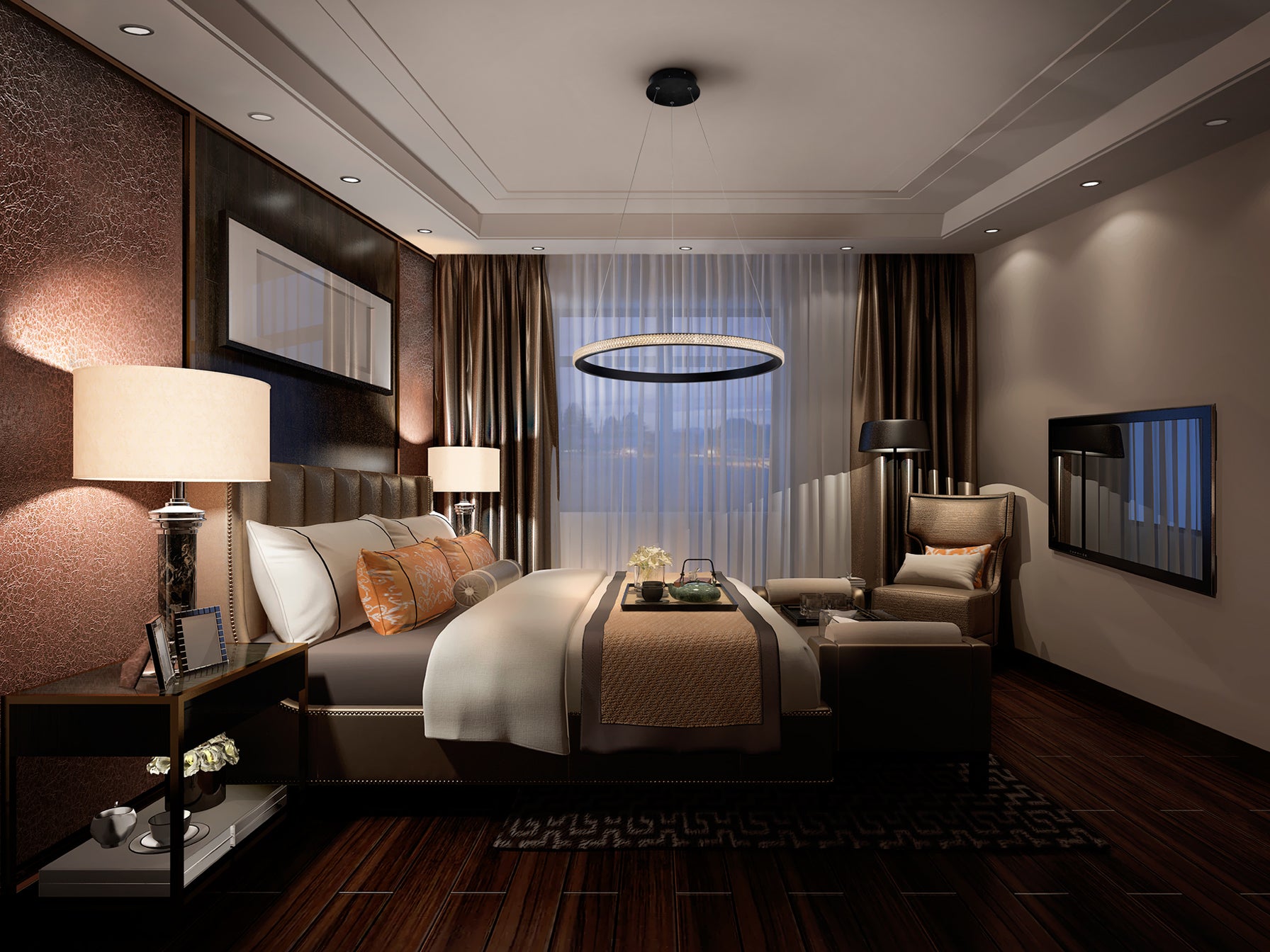 Lámpara Moderna Negra Schuller Ring - Iluminación de Diseño | luzguru.com