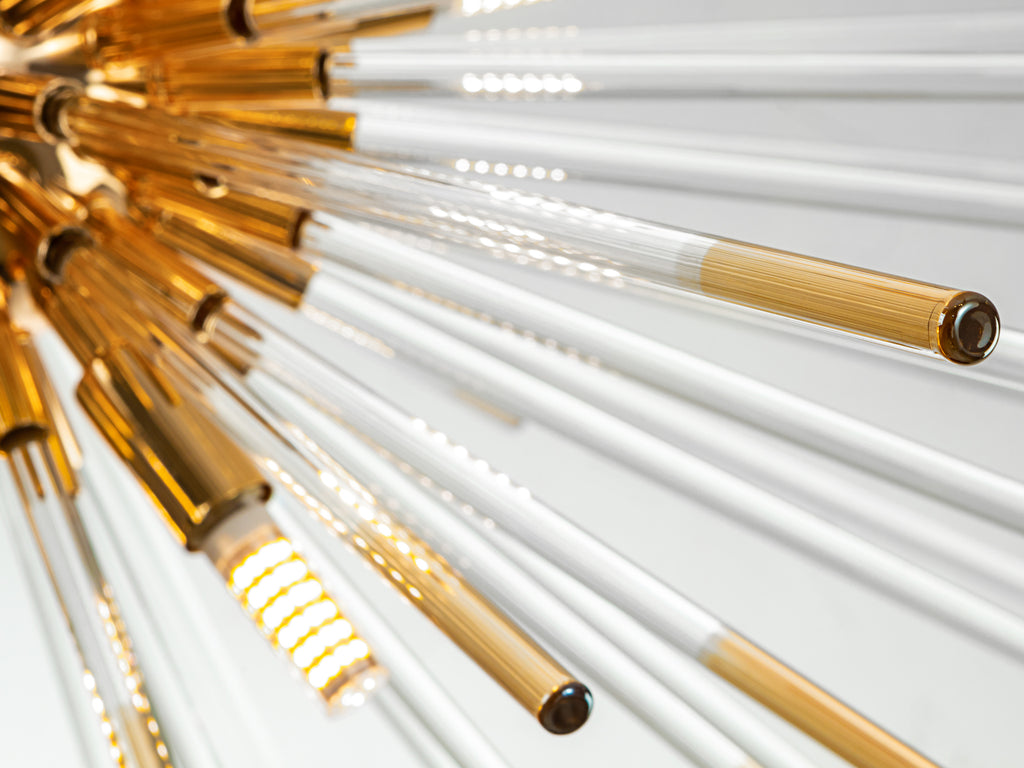 Lámpara de techo Schuller Evasión Oro - Diseño elegante y dimmable | luzguru.com