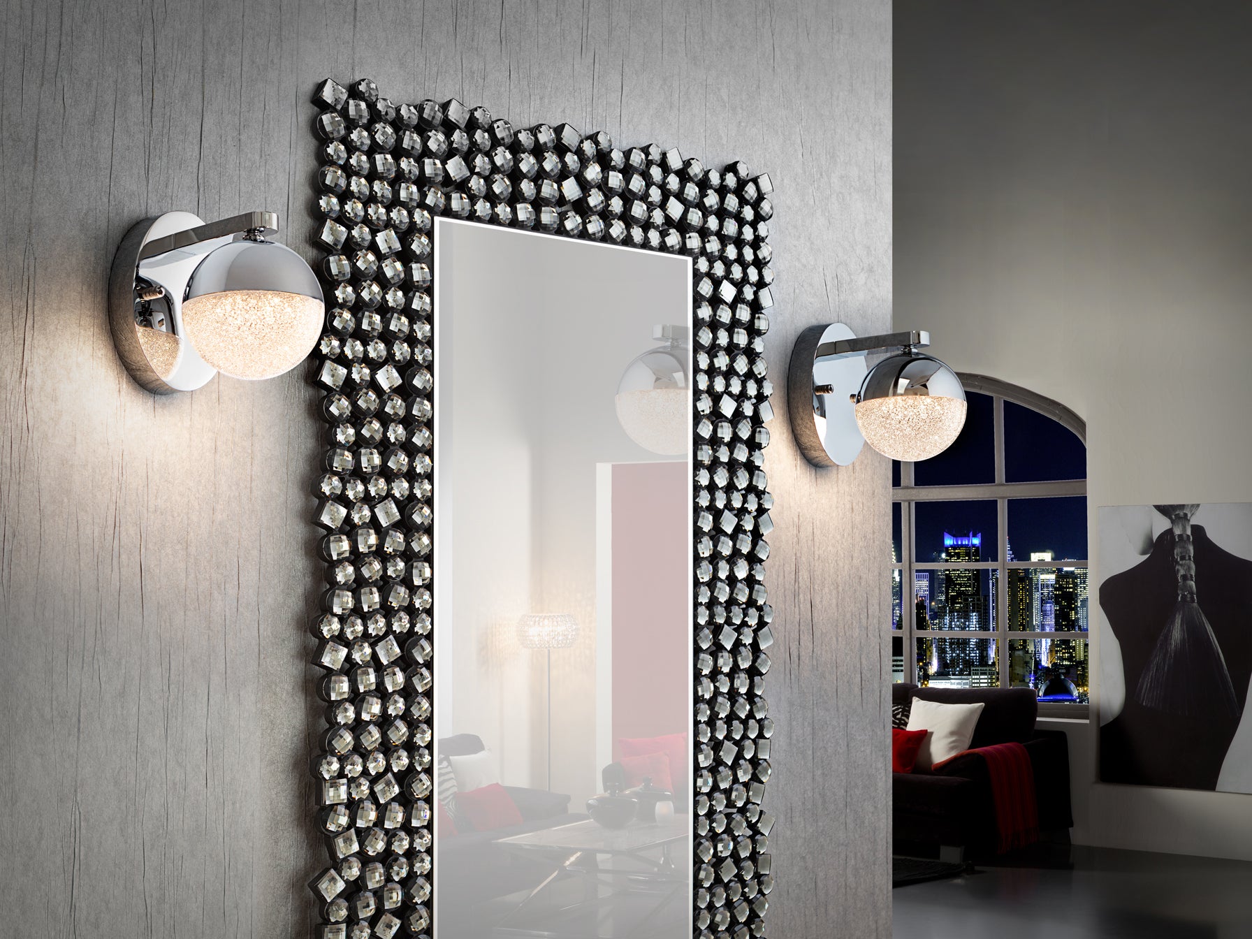 Aplique Pared LED Schuller Sphere - Diseño Moderno y Elegante | luzguru.com