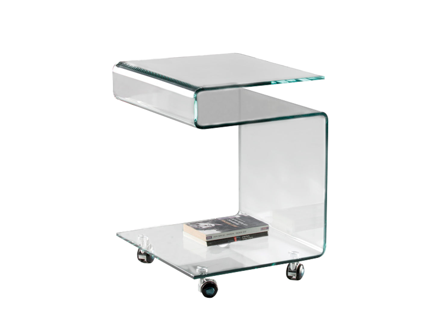Schuller 552522 - Mesa auxiliar Glass transparente - luzguru.com