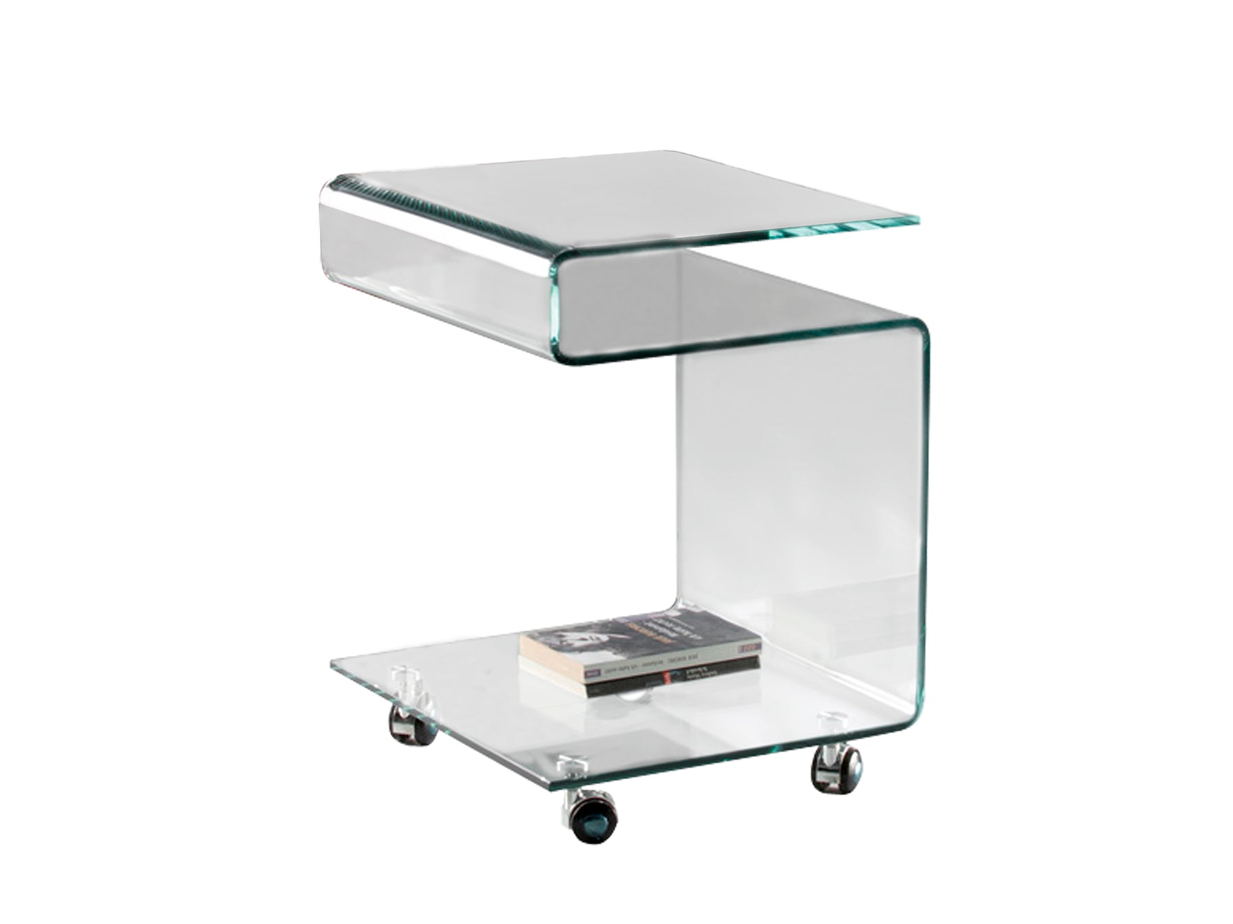 Schuller 552522 - Mesa auxiliar Glass transparente - luzguru.com