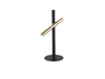 Schuller 373579 - Lámpara Sobremesa Varas Oro/Negro - luzguru.com