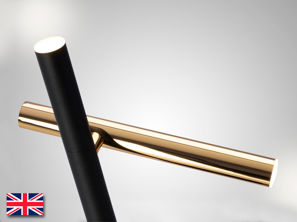 Sobremesa Varas Oro/Negro - Schuller Iluminación Moderna | luzguru.com