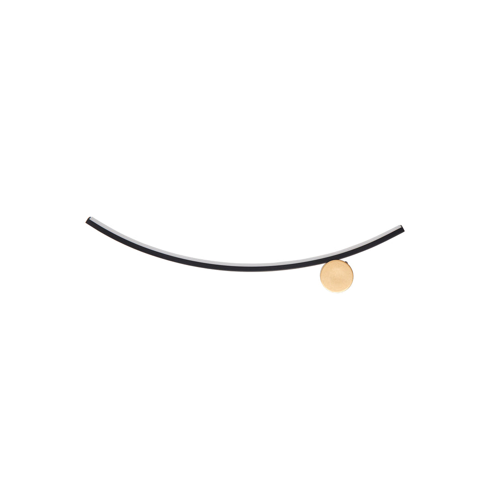 Aplique SMILE Negro-Oro | Schuller Smile | Ref: 522744 | luzguru.com