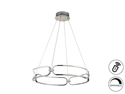 Lámpara Moderna Cromada Colette - Schuller - luzguru.com