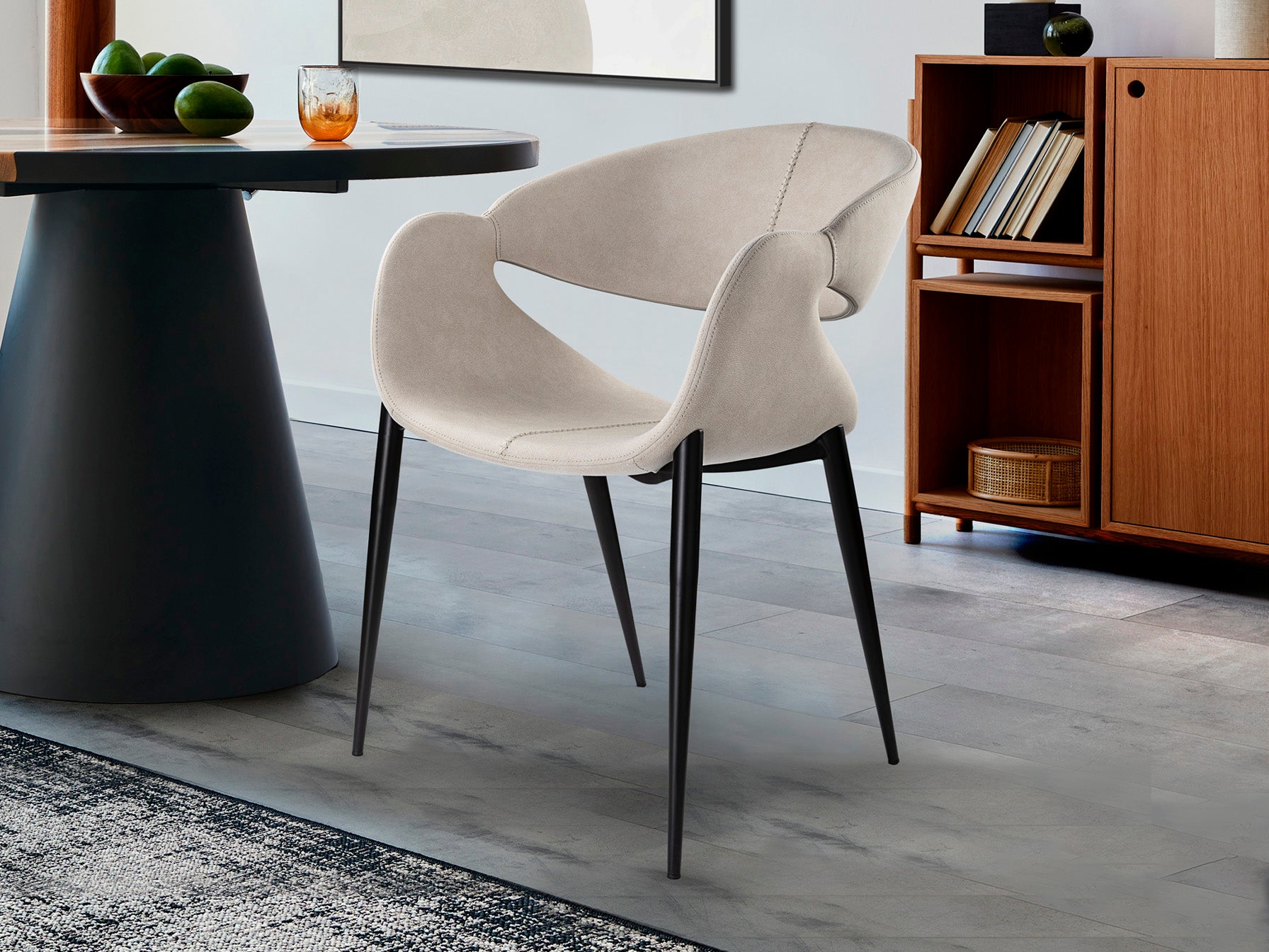 Sillón Diseño Negro - Schuller Giro - Calidad y Estilo | luzguru.com