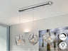 Lámpara de techo Schuller Petra 3 luces cromada - Ref. 213455 - luzguru.com