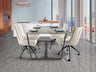 Schuller 935869 - Silla Diane con Ruedas Blanca y Hilo Gris - luzguru.com