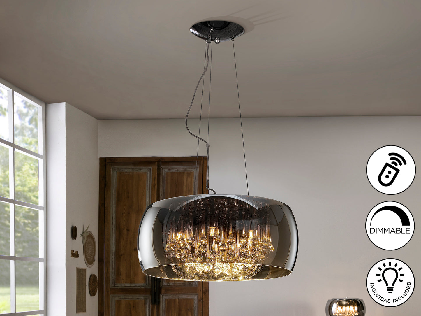 Lámpara Colgante Argos - Schuller - Diseño Moderno | luzguru.com