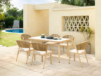 Comedor Exterior Schuller Brizna - Diseño Moderno y Resistente | luzguru.com