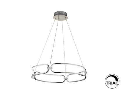 Lámpara Moderna Cromada Colette - Schuller - luzguru.com