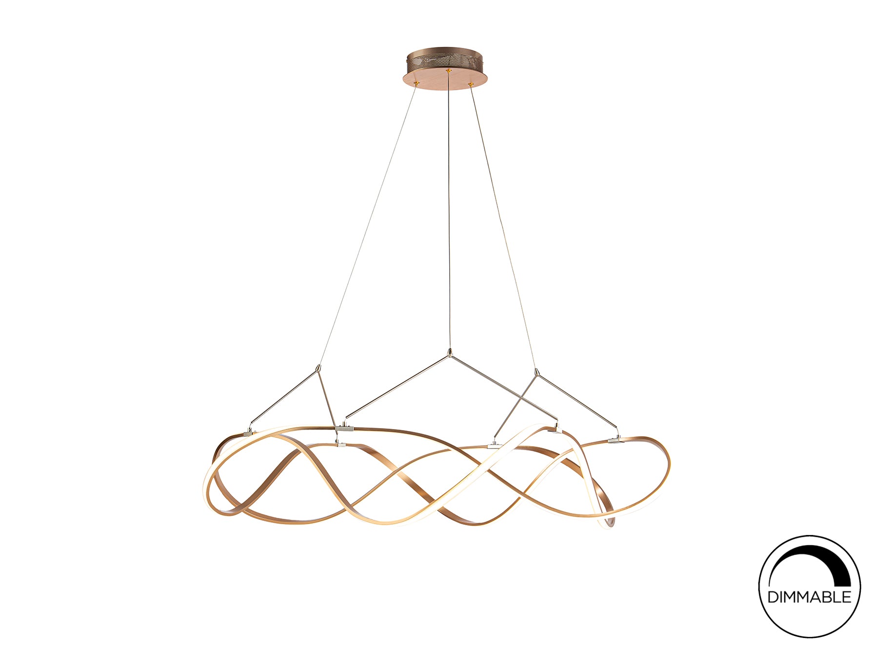 Schuller 763592 - Lámpara LED Molly Oro Rosa - luzguru.com