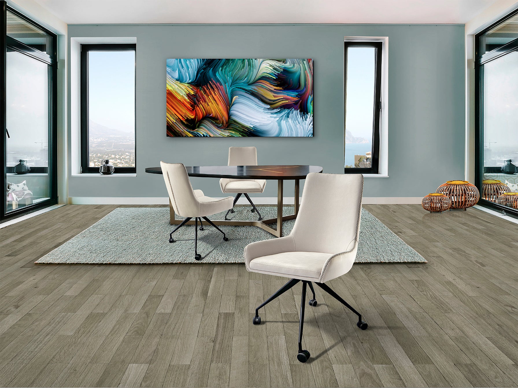 Silla de Ruedas Moderna Blanca y Gris - Schuller - Calidad Premium | luzguru.com