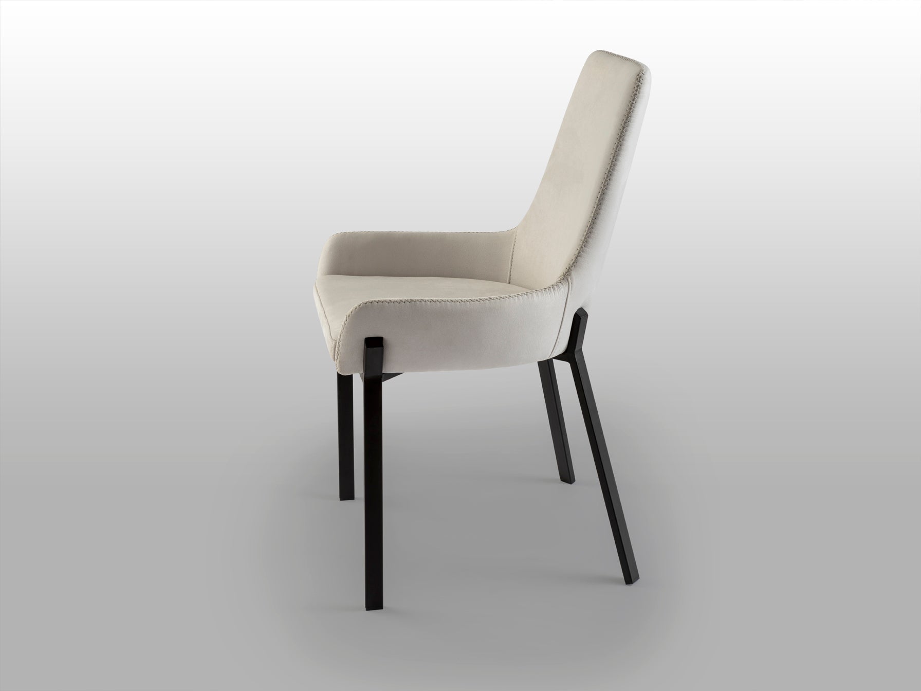 Silla Moderna Negra y Blanca - Schuller Diane | luzguru.com