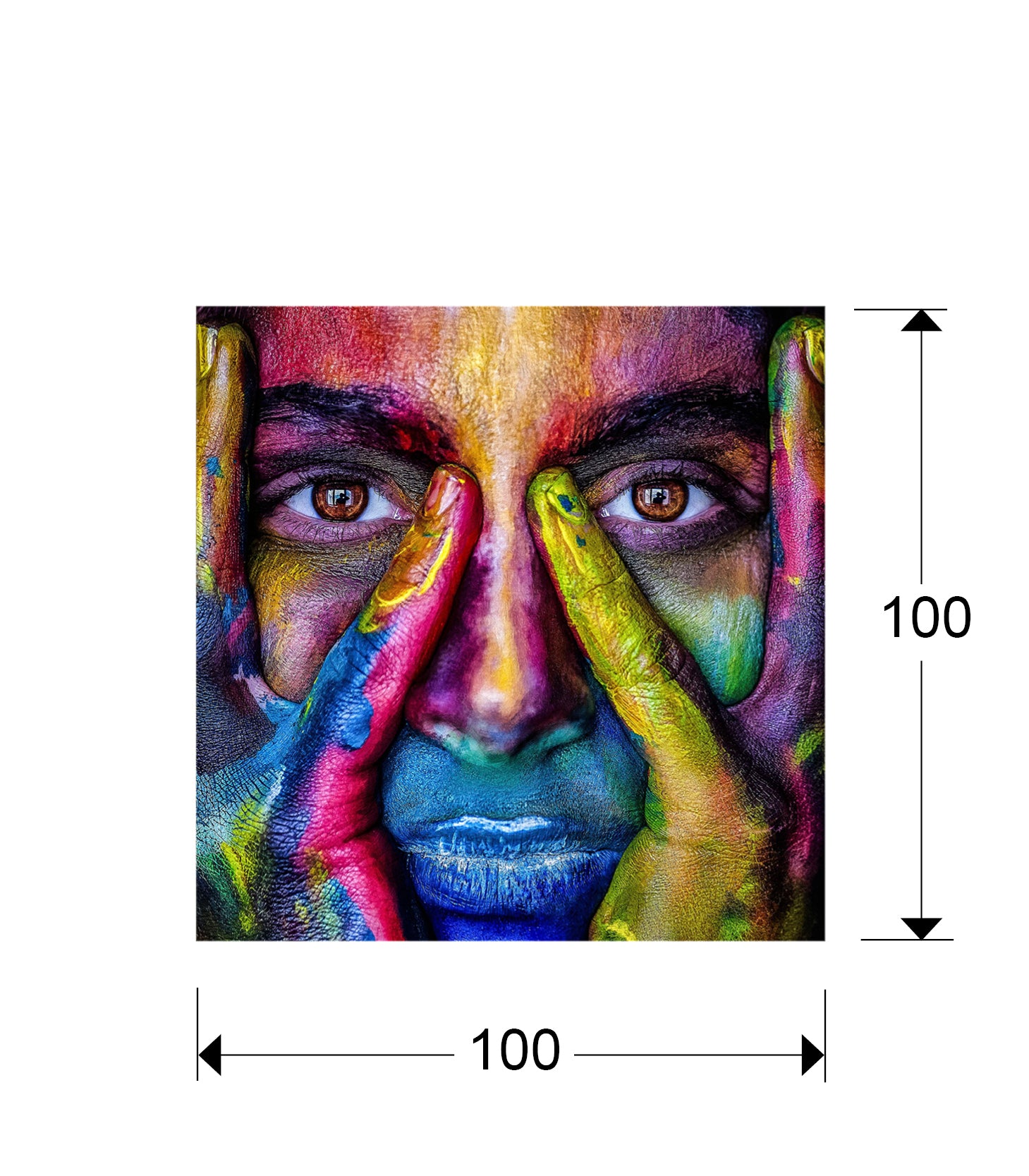 Medidas Schuller 880138 Fotografía Colores: 100x100x0.4 cm, 10 kg.
