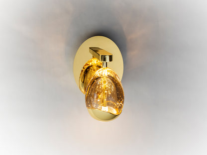 Aplique de Pared Dorado ROCIO - Schuller - Calidad Premium | luzguru.com