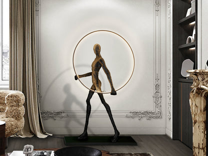 Figura Decorativa Caminante Negra - Schuller - luzguru.com