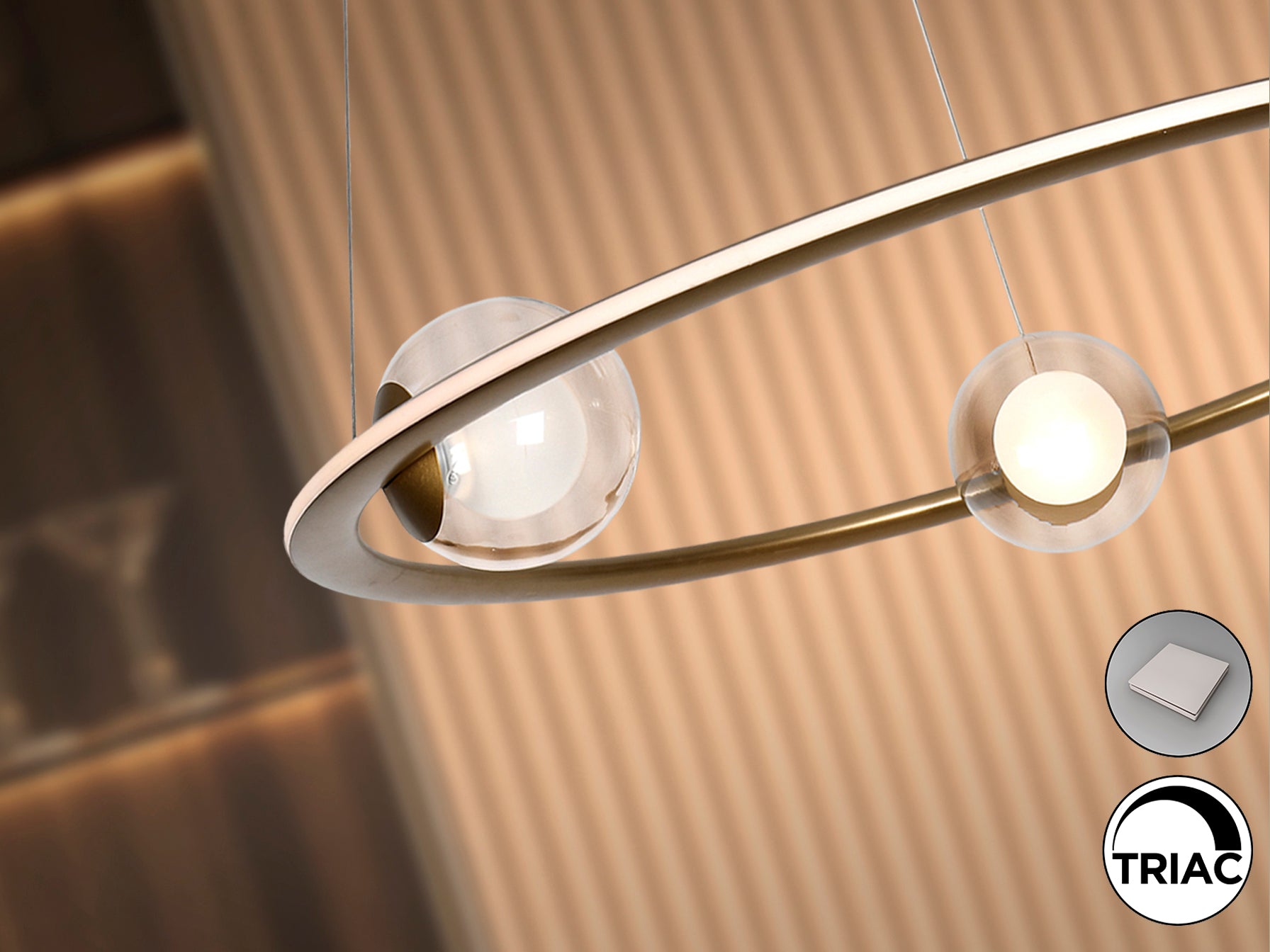 Lámpara de Techo TIRSA Bronce - Schuller - Iluminación Moderna | luzguru.com