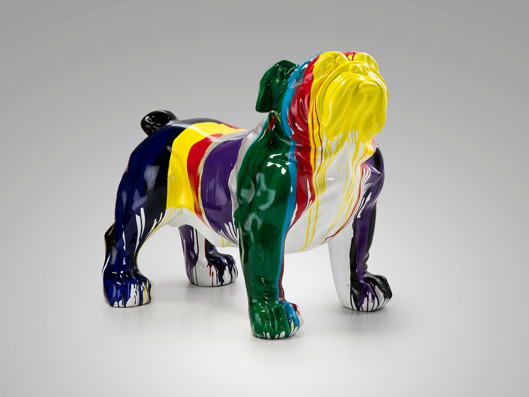 Figura Decorativa Bulldog Grande Schuller -  luzguru.com