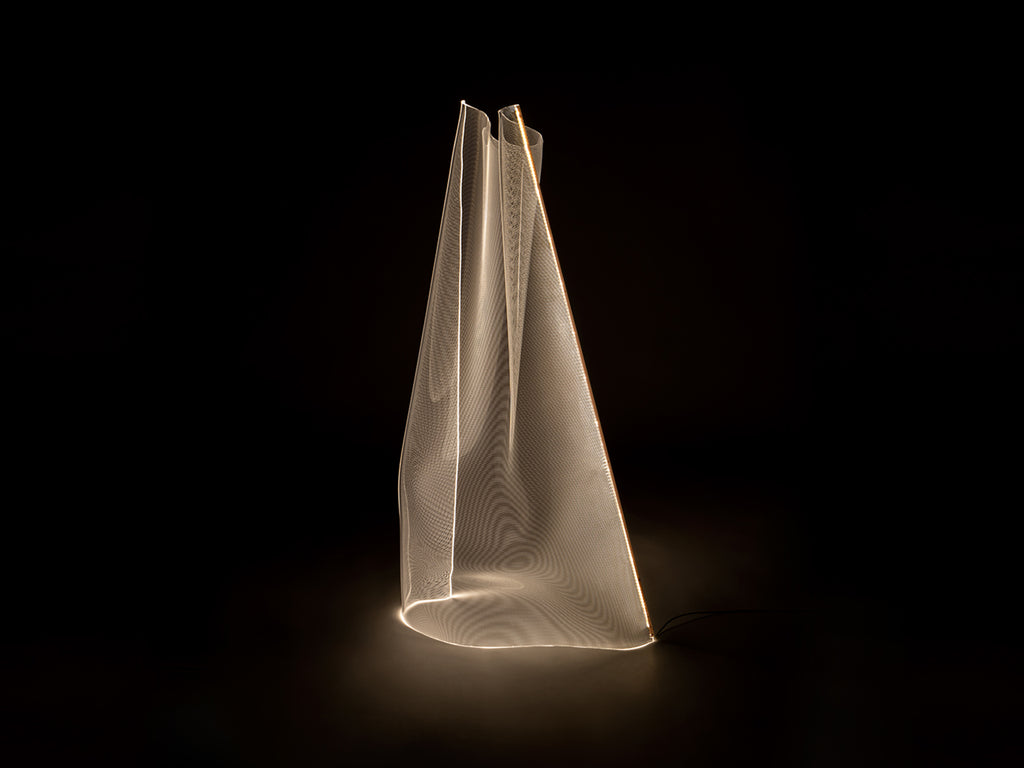 Lámpara de Pie Moderna Oro Rosa - Schuller Velos | luzguru.com