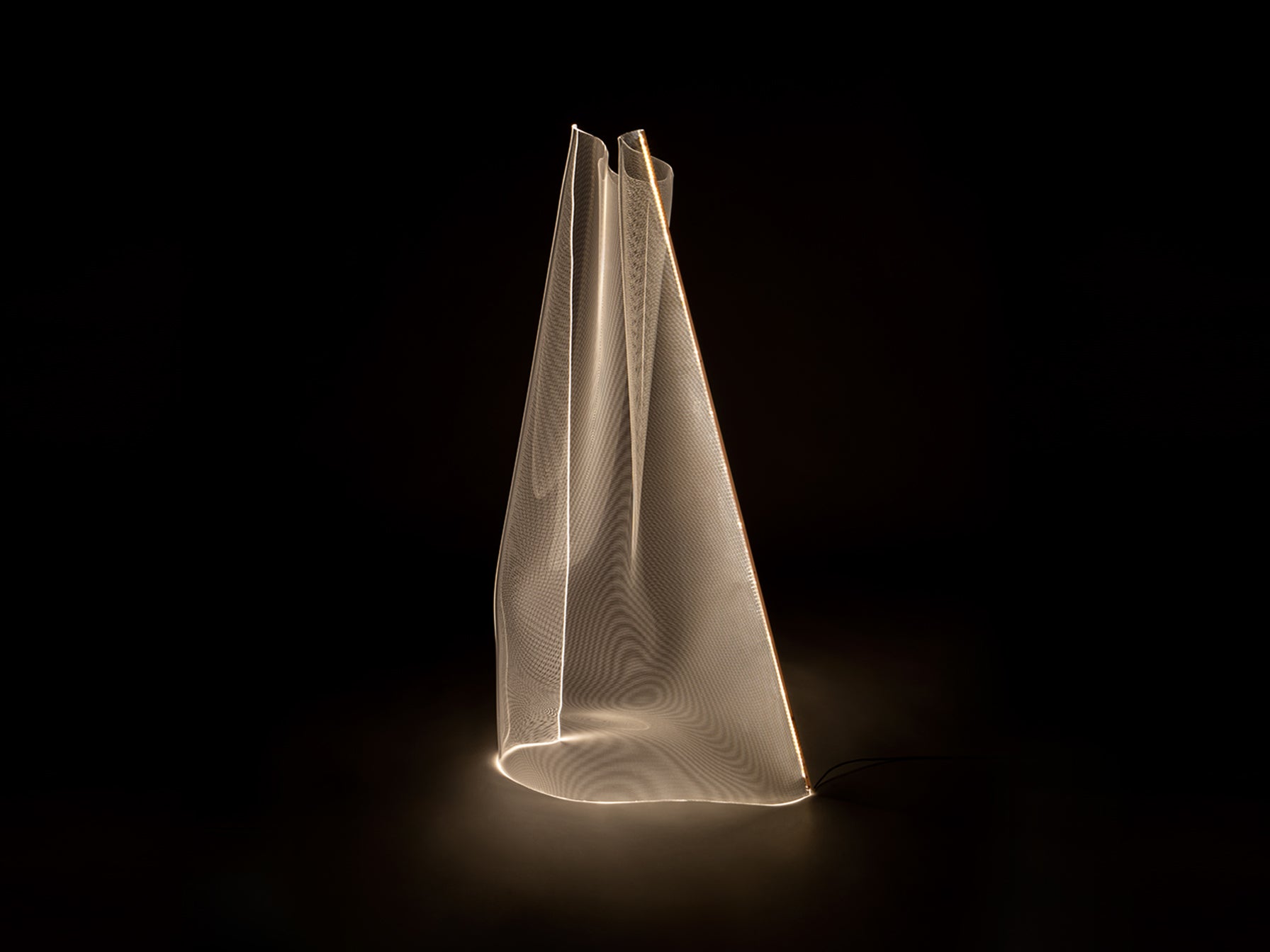 Lámpara de Pie Moderna Oro Rosa - Schuller Velos | luzguru.com