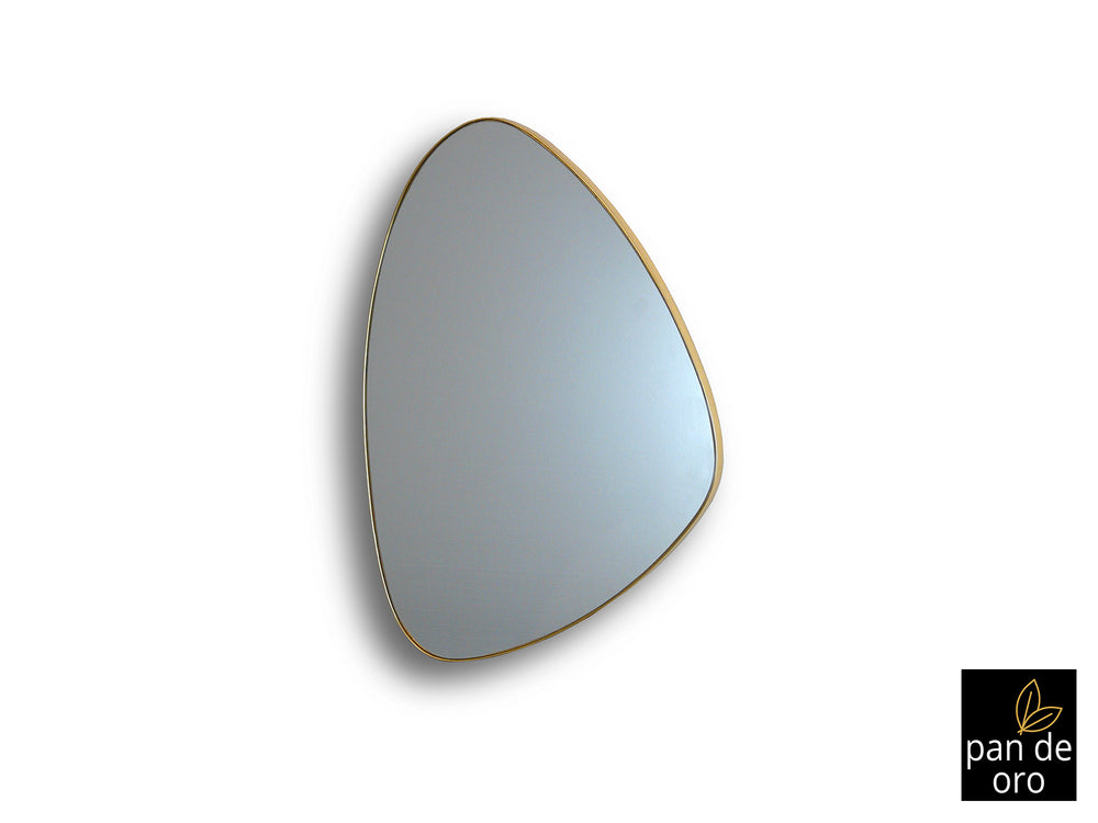 Espejo Triangular Orio 84 cm Pan de Oro Schuller