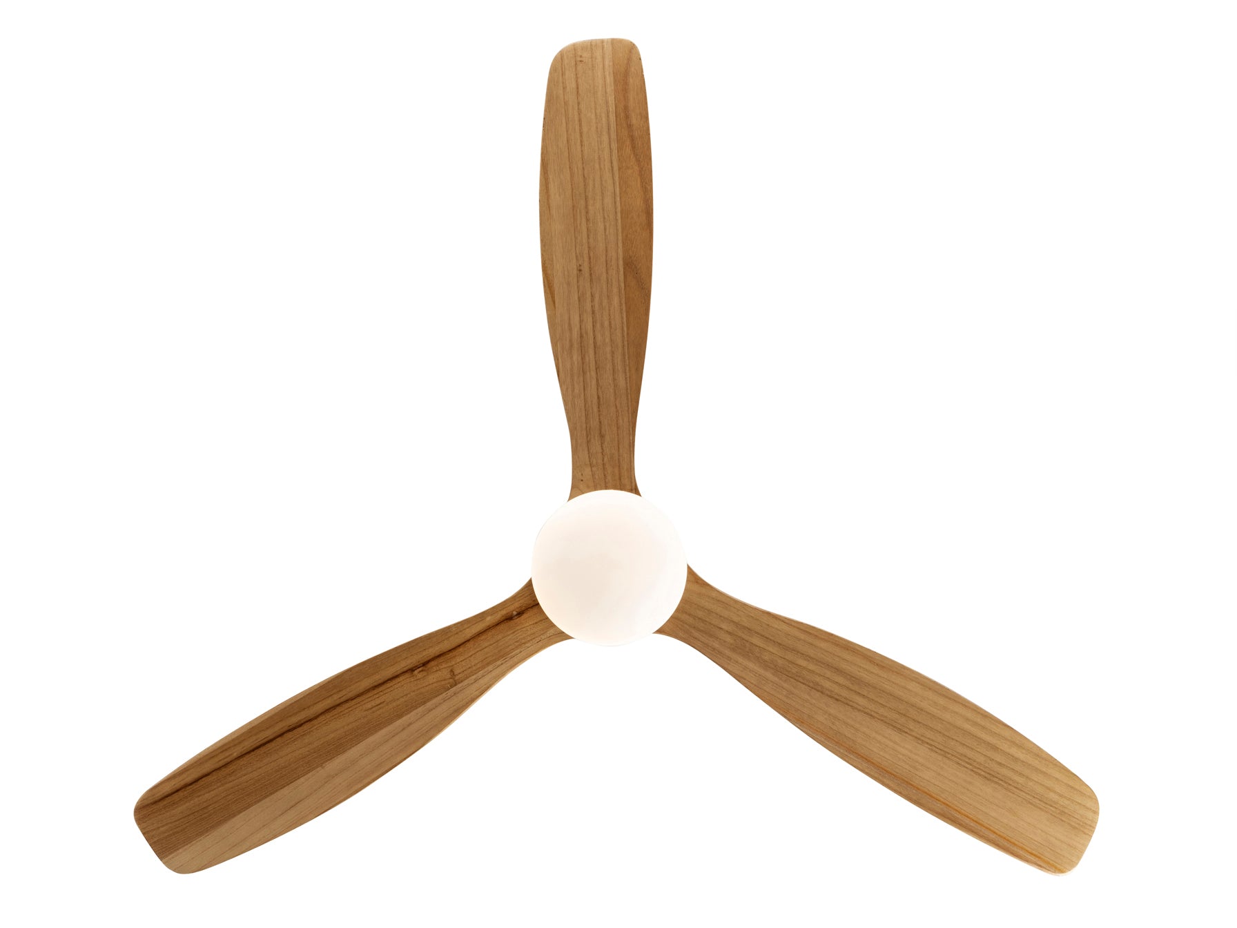 Ventilador Techo Schuller Siroco - LED, Blanco y Madera | luzguru.com