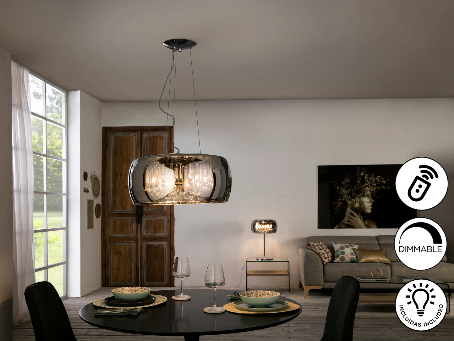 Lámpara Colgante Argos - Schuller - Diseño Moderno | luzguru.com
