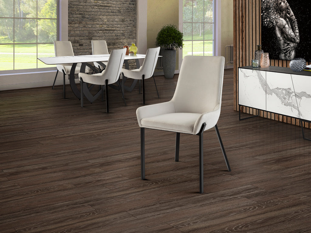 Silla Moderna Negra y Blanca - Schuller Diane | luzguru.com