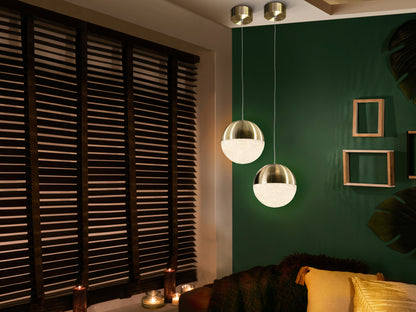 Lámpara LED Schuller Sphere Latón - Diseño Elegante | luzguru.com