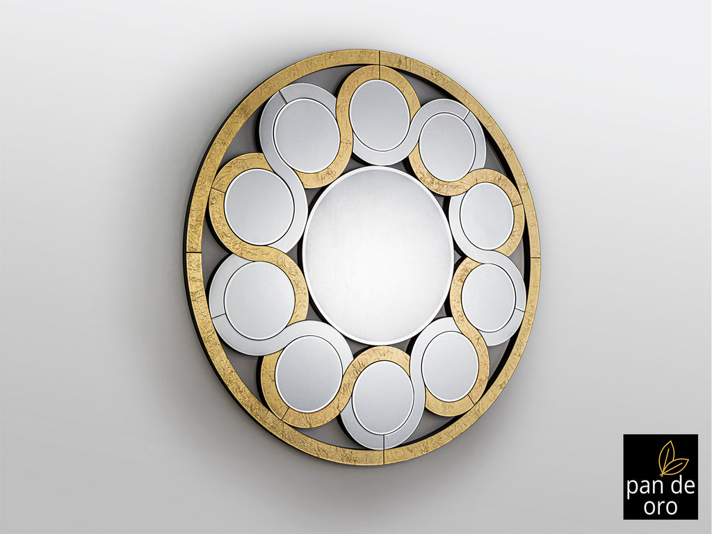 Espejo Zendaya Oro - Schuller - Diseño Exclusivo | luzguru.com