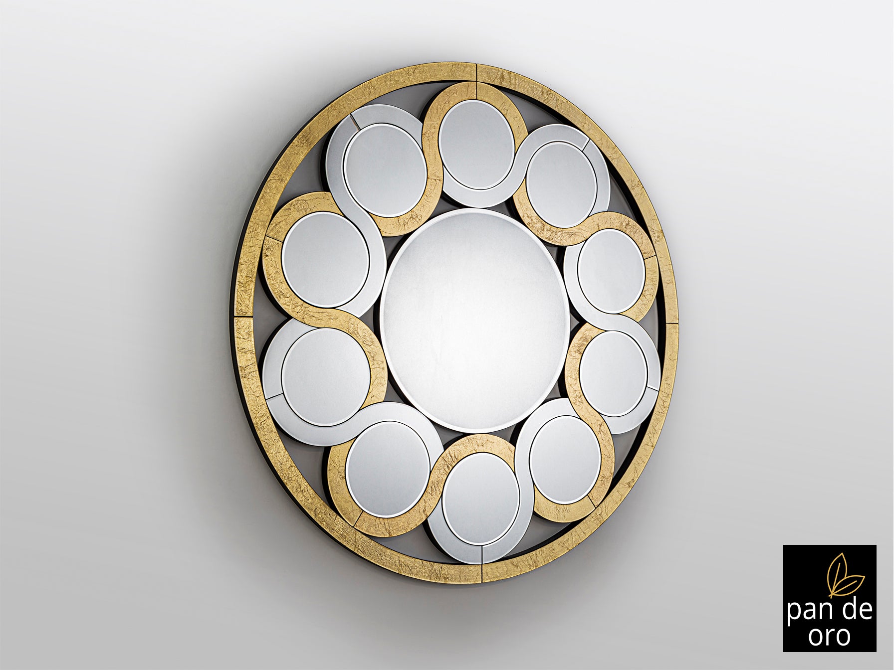 Espejo Zendaya Oro - Schuller - Diseño Exclusivo | luzguru.com