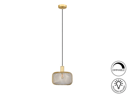 Lámpara de Metal Oro Osiris - Schuller - Calidad Premium | luzguru.com