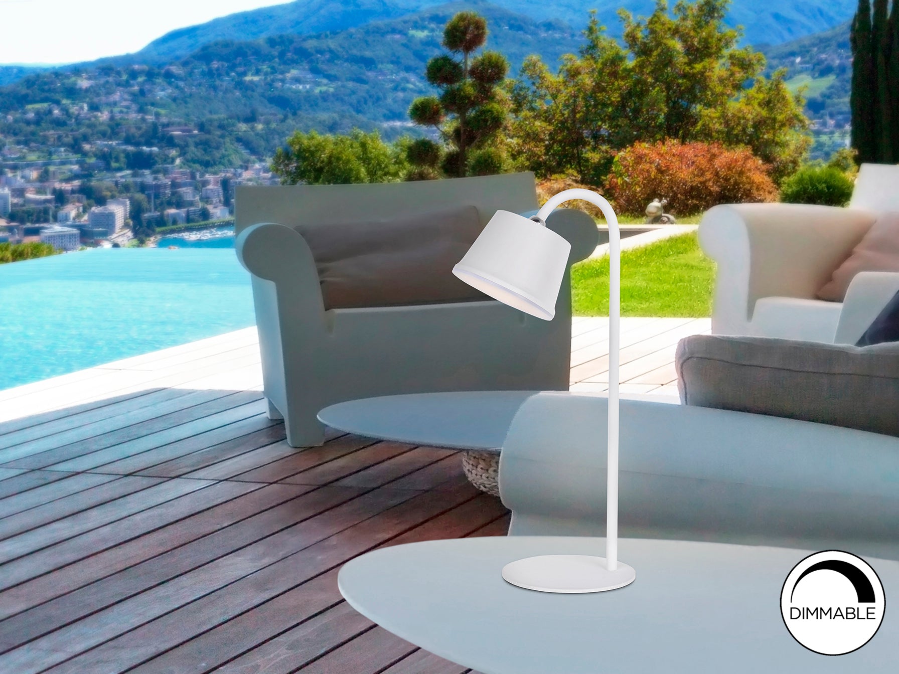 Sobremesa LED Schuller Cuco - Iluminación Exterior | luzguru.com