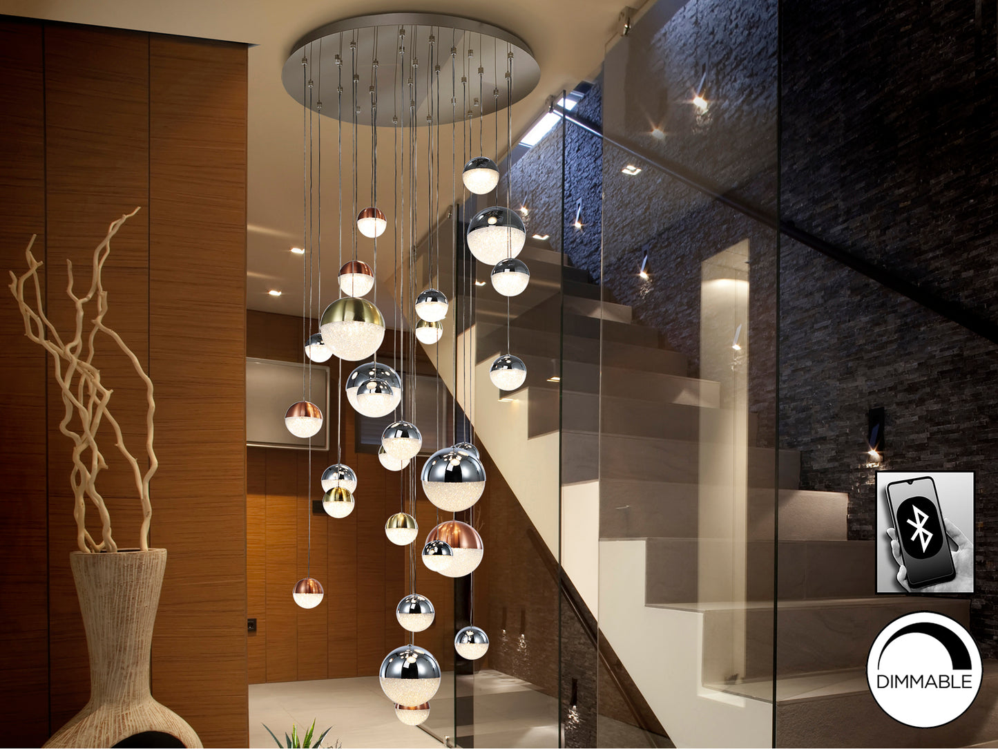 Lámpara LED Schuller Sphere - Diseño Premium | luzguru.com