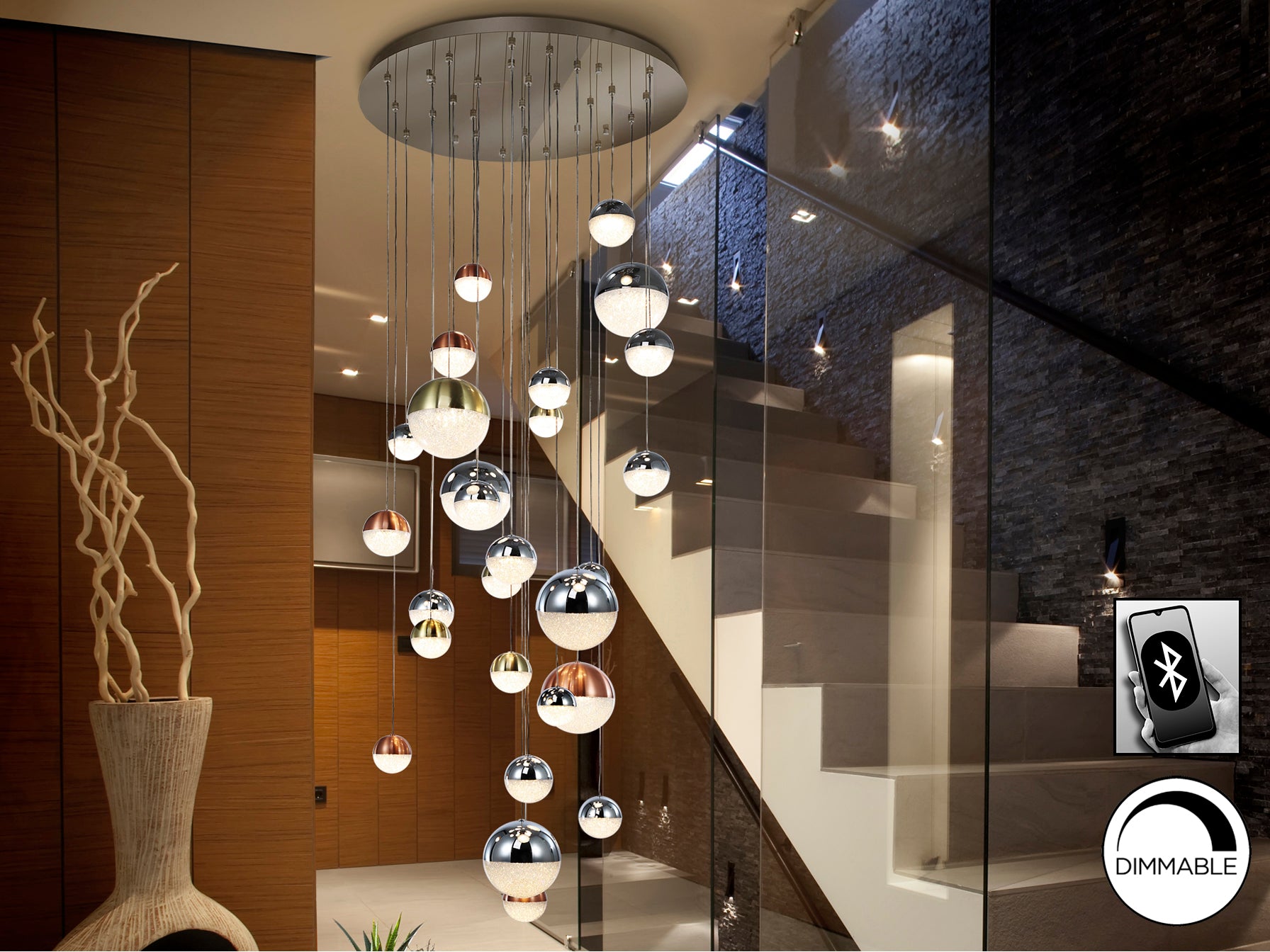 Lámpara LED Schuller Sphere - Diseño Premium | luzguru.com