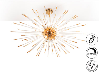 Lámpara de techo Schuller Evasión Oro - Diseño elegante y dimmable | luzguru.com