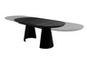 Mesa de comedor Schuller Capri 768638 - Mármol Negro - luzguru.com