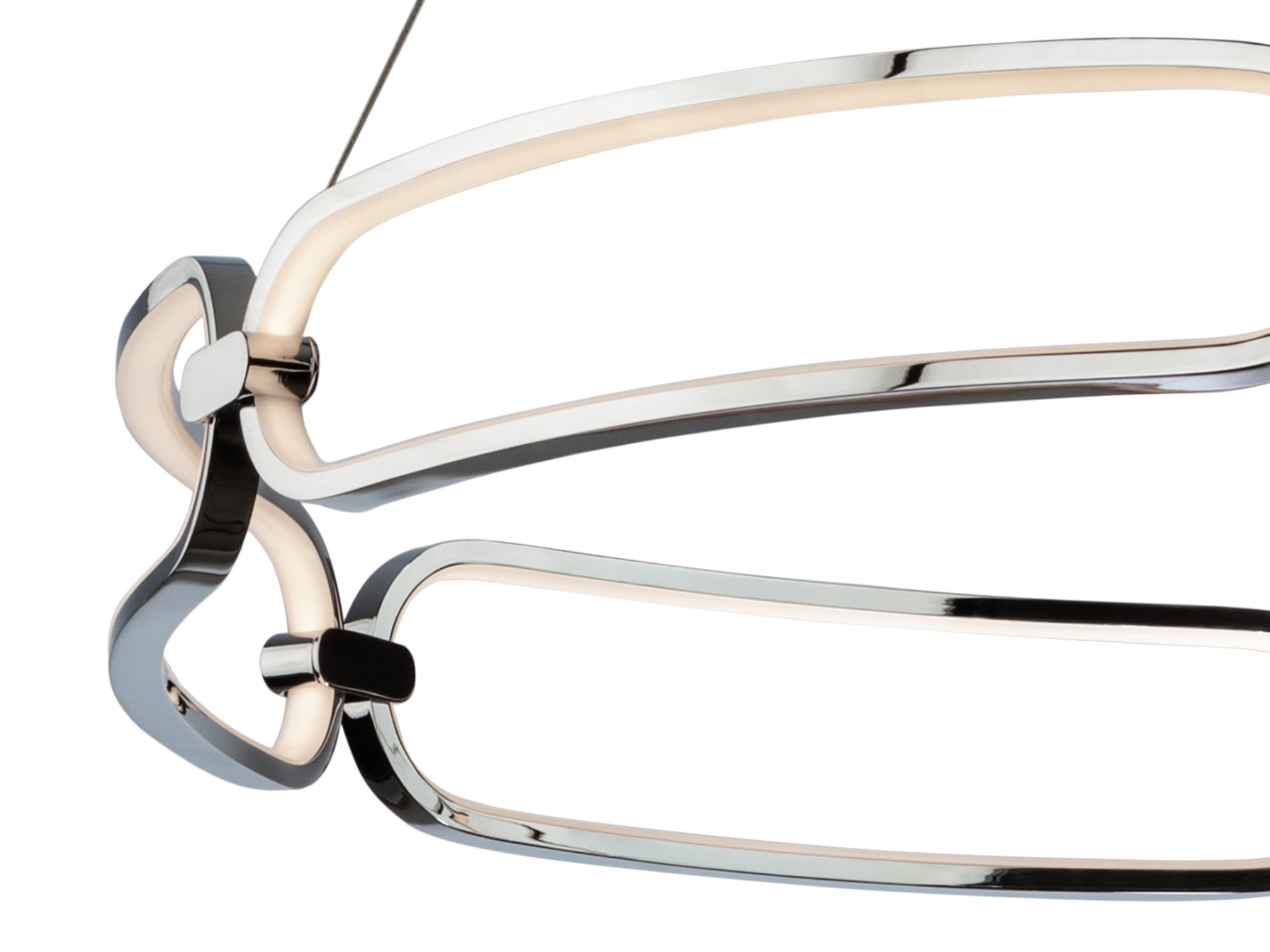 Lámpara LED Colette Cromada Ø80cm - Schuller - Calidad Premium | luzguru.com