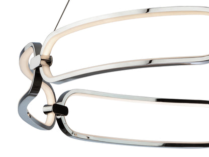 Lámpara LED Colette Cromada Ø80cm - Schuller - Calidad Premium | luzguru.com