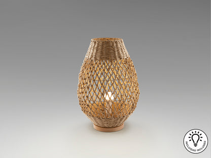 Lámpara de sobremesa Schuller Yaiza 514080 - Beige - luzguru.com