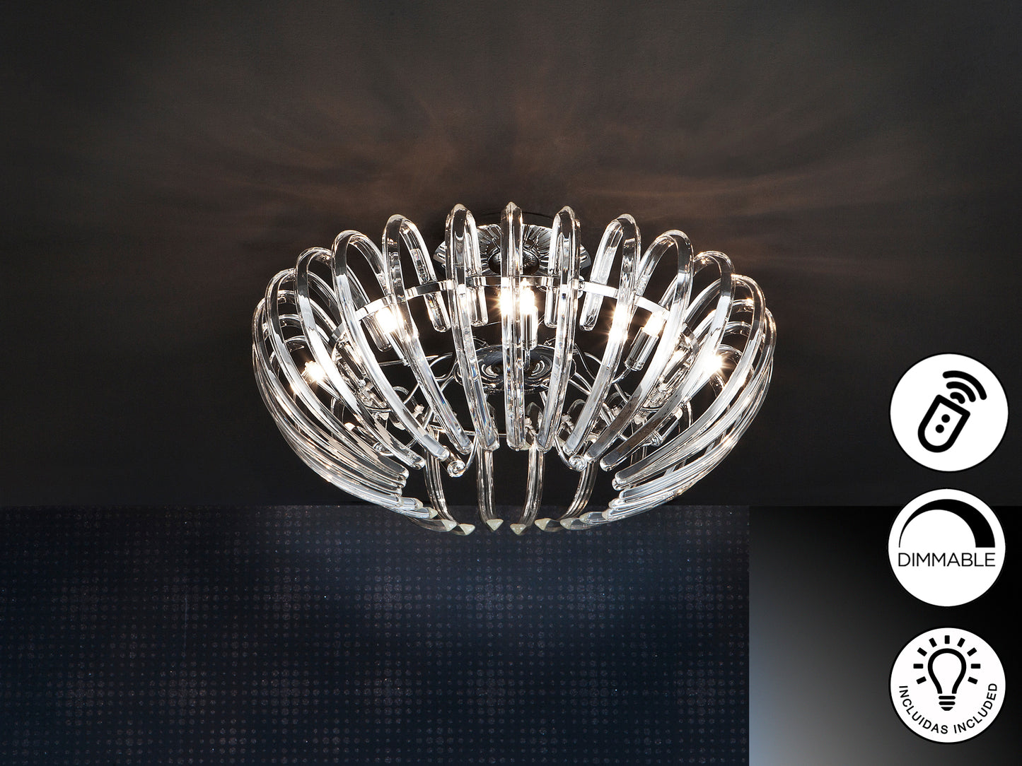 Plafón Moderno 9 Luces - Schuller Ariadna - Calidad Premium | luzguru.com