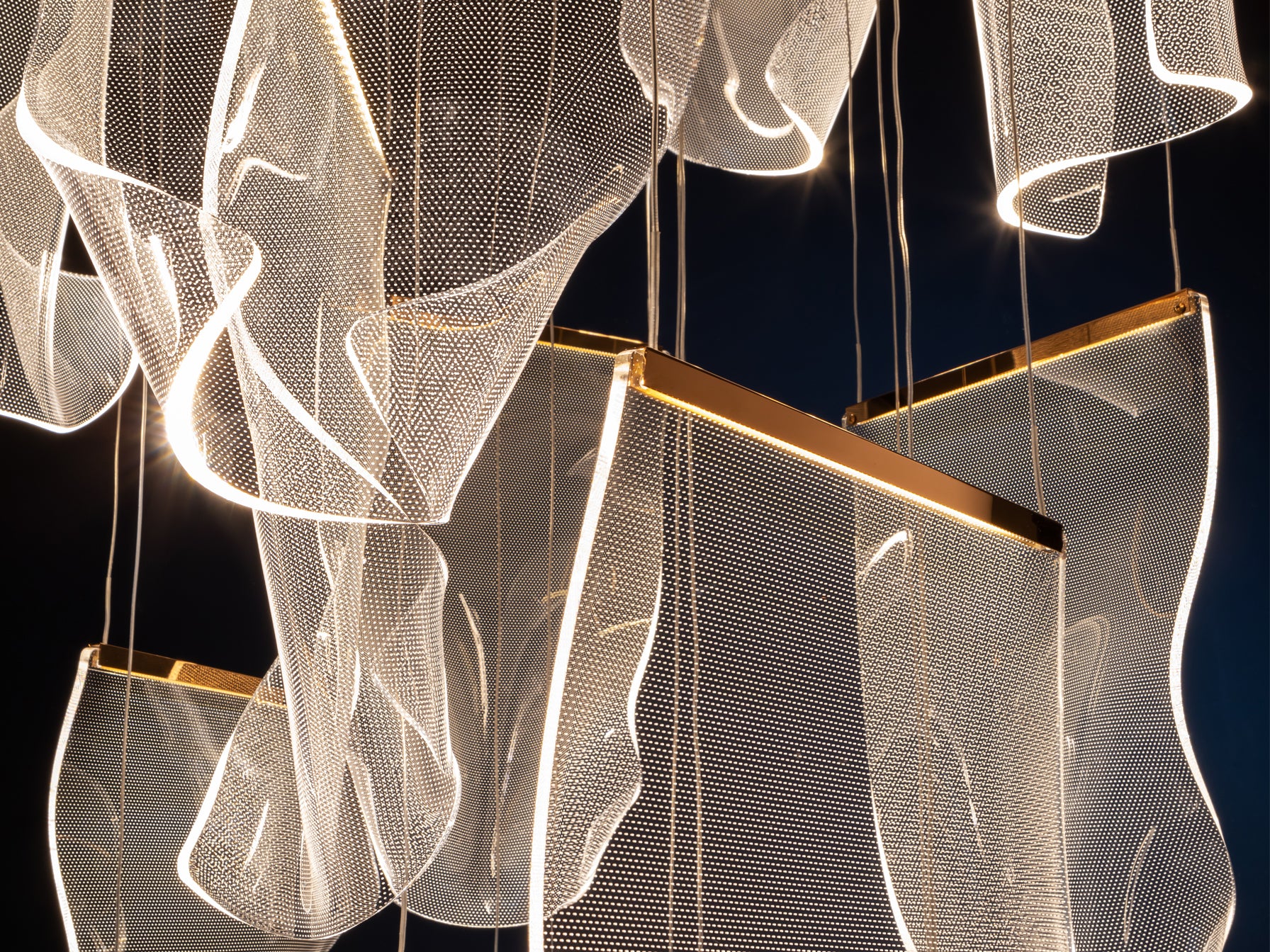 Lámpara de Techo LED Oro Rosa - Schuller Velos | luzguru.com