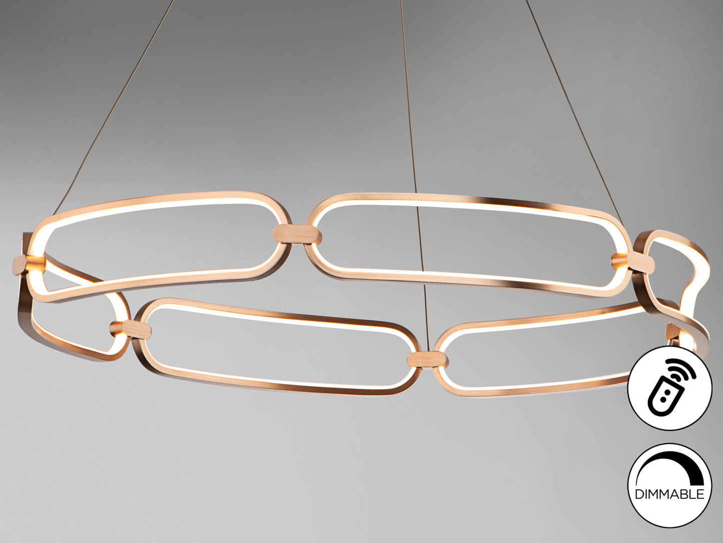 Lámpara LED Colette Oro Rosa - Schuller - Diseño Moderno | luzguru.com