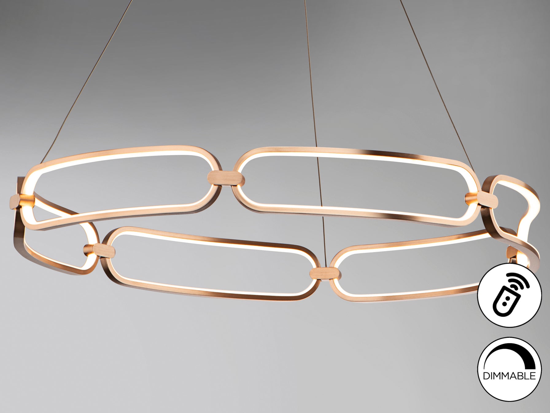 Lámpara LED Colette Oro Rosa - Schuller - Diseño Moderno | luzguru.com