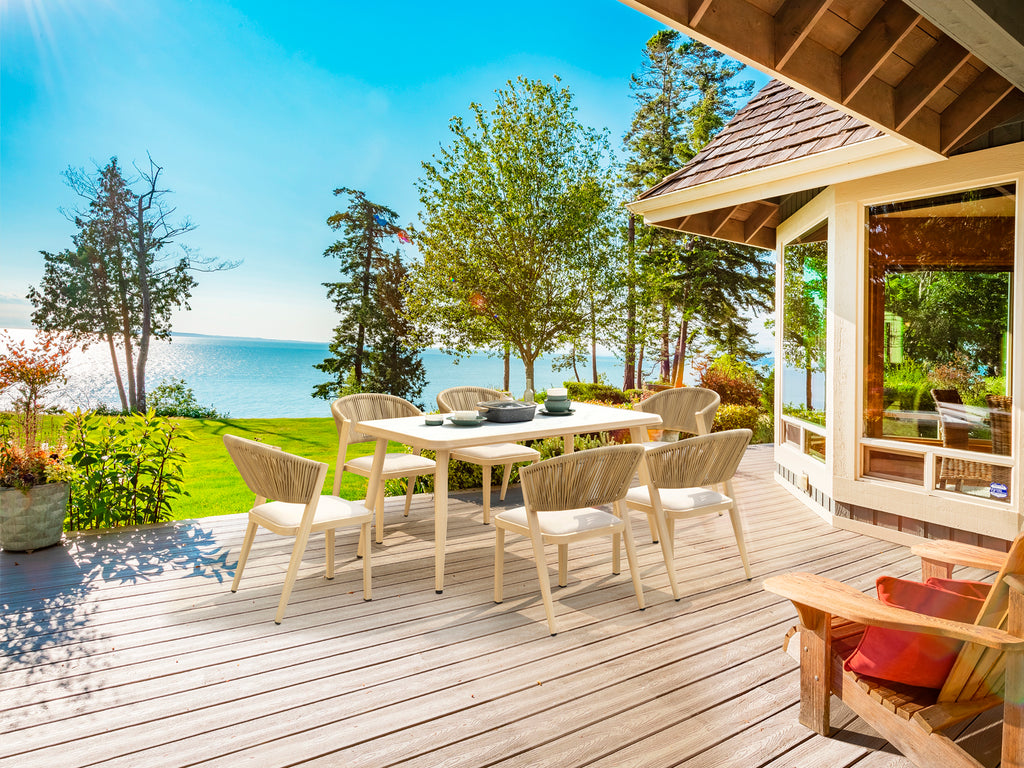 Comedor Exterior Schuller Brizna - Diseño Moderno y Resistente | luzguru.com